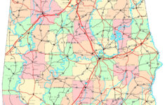 Alabama Printable Map with regard to Printable Maps of Alabama