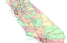 California Printable Map regarding Printable Maps Of California