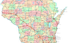 Wisconsin Printable Map regarding Printable Maps of Wisconsin